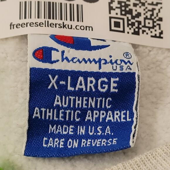 Vintage 90s Champion MSU Michigan-State Sweatshirt XL 25x27 Gray - Picture 9 of 14